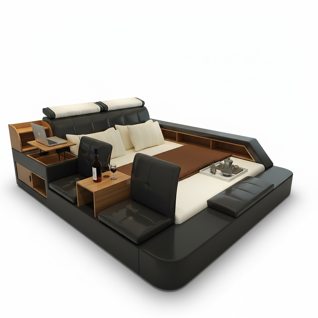 Felicia Zen Style Ultimate Bed - 纯白底产品图2