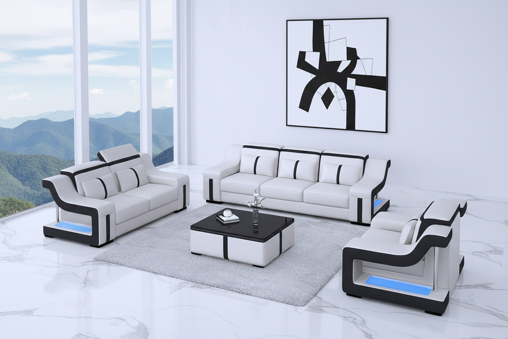Lisa Sofa Set modern penthouse