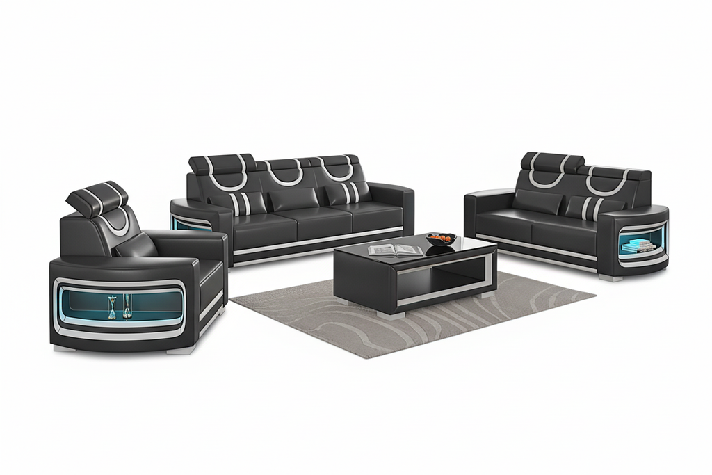 Luca Modern Sofa Set - Blank Background 2