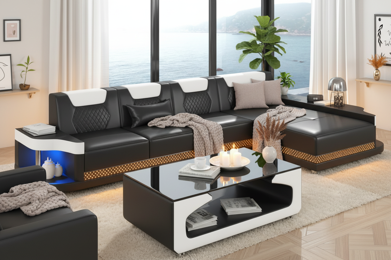 NEXA Compact Sectional - Scandinavian Hygge