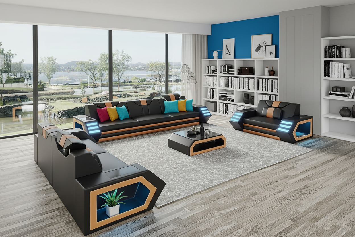 Steffi minimalist cobalt